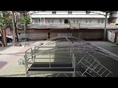 Custom Circle Truss Lighting , Silver 6082-T6 Aluminum Truss Lighting